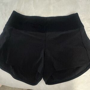 lululemon black speed up short 10tall highrise 4 inch inseam